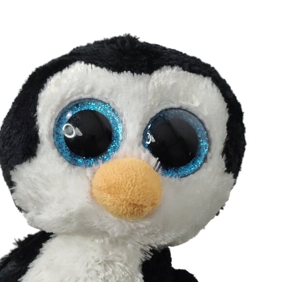 TySilk Beanie Boos Waddles The Penguin Stuffed Animal Plush Toy 2019 NO HANG TAG - Picture 6 of 8